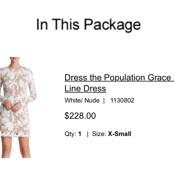 Dress The Population - XS - Picture 3 of 7